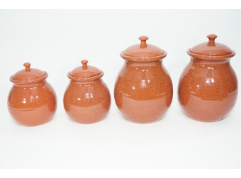 Group Of 4 Pier One Imports Spice Containers