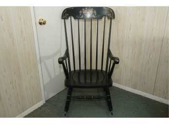 Vintage Black Rocking Chair