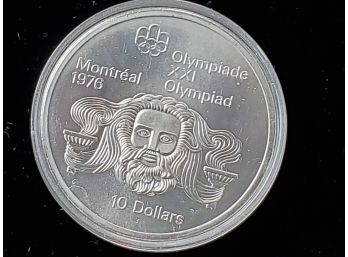 1974 Queen Elizabeth $10 Olympic Coin  ( Face)