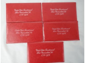 1776-1976 United States Bicentennial Silver Uncirculated Set- 5 Sets