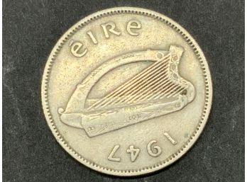 1947 Eire 6d Coin