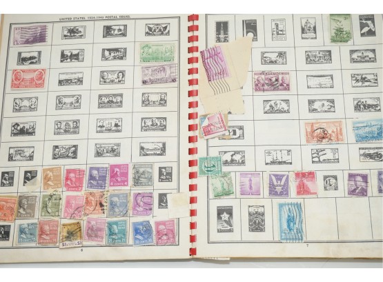 Majestic Stamp Album  Full Of Stamps