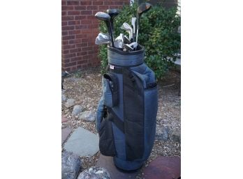 Spalding Golf Club Bag With Clubs Including Callaway And Concept Golf Clubs