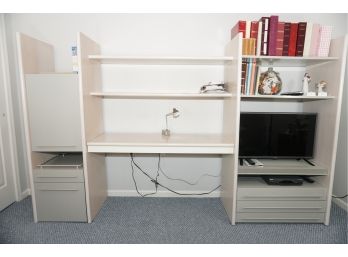 Post Modern 3 Unit Desk (items Not Included)