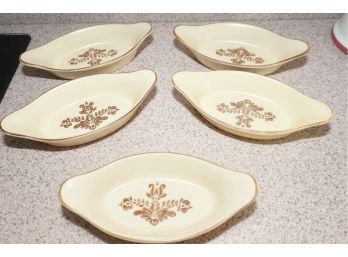 Set Of 5 8inch Au Gratin Dishes By Ptaltzgraff