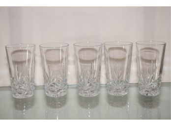 Set Of 6 Crystal Drinking Glasses