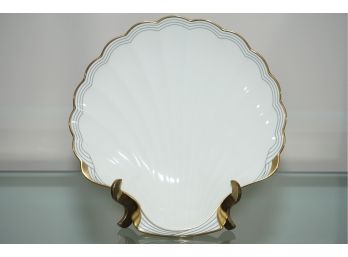 Vintage Noritake Fine China Golden Cove Candy Dish With Brass Stand