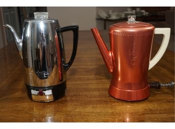 Pair Of Electric Kettles Including Universal Coffeematic (as Is)