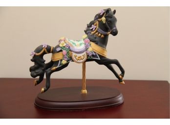 A Lenox Black Stallion Horse Figurine