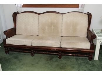 A Ethan Allen Oak Sofa