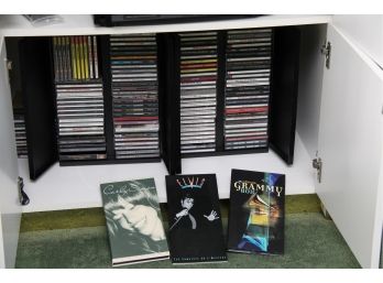 CD Collection With Laser Line Storage Cases