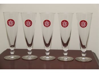 A Collection Of Vintage Rhinegold Beer Glasses