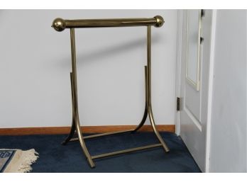 A Brass Towel/ Quilt Rack