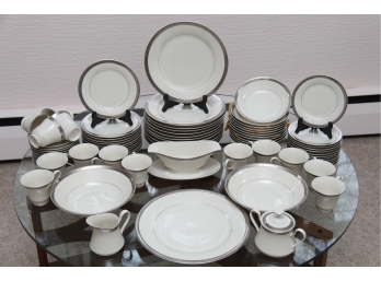 International Ivory China Full Service For 12 (93 Pieces Total)
