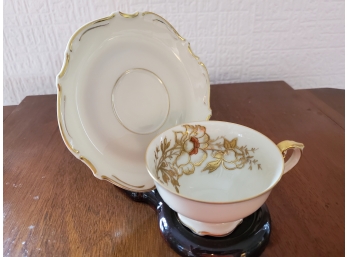 Porcelain Tea Cup And Saucer From Germany