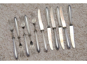 Silver Plated Fork & Knife Set