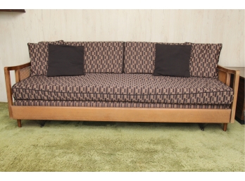Mid Century Modern Sofa With Pillows
