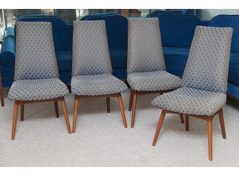 Adrien Pearsall Mid Century Modern Upholstered Side Chairs Set Of 4