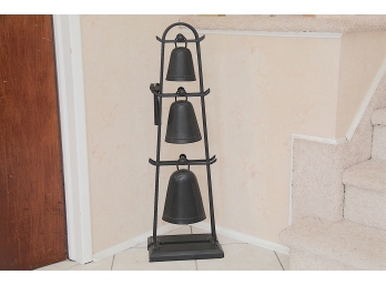 Cast Metal Floor Bell Stand Made In India