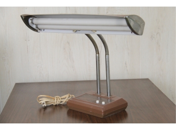 Mid Century Double Tube Desk Lamp