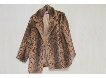 Jayley Collection Women's Faux Fur Coat