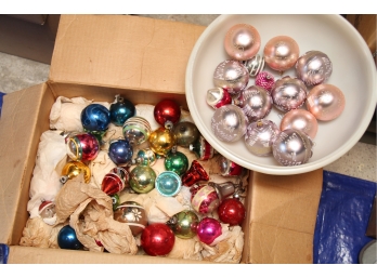Huge Assortment Of Vintage Christmas Ornaments