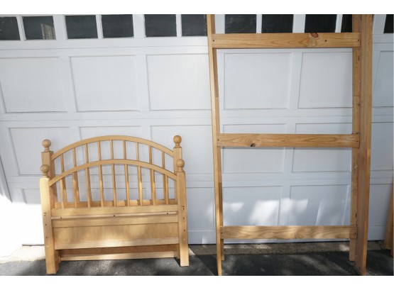 Stanley Twin Wooden Bed Frame Including Headboard And Footboard -2