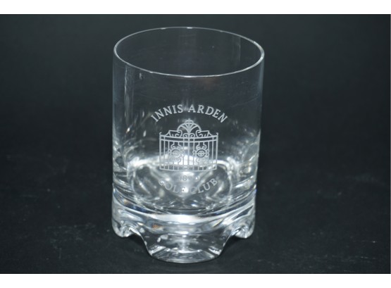 A Set Of 4 Innis Arden Golf Club 1899 Etched Rocks Glasses