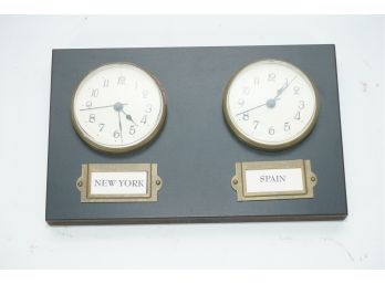 A Two Location World Clock