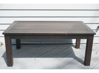 A Outdoor Aluminum Painted Coffee Table