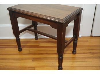 A Solid Oak Vintage Side Table