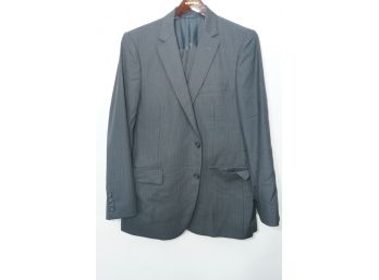 Brooks Brothers Grey Striped Suit Pants And Jacket Combo