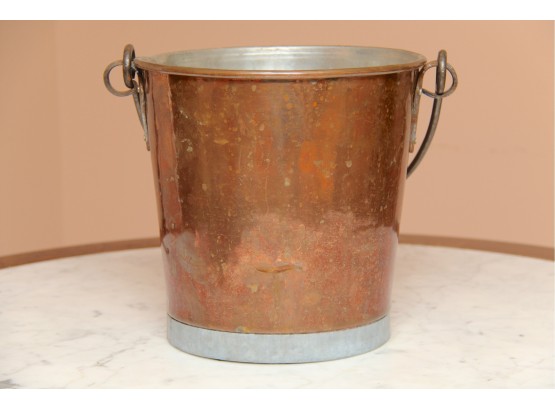A Copper Handled Water/ Coal Bucket