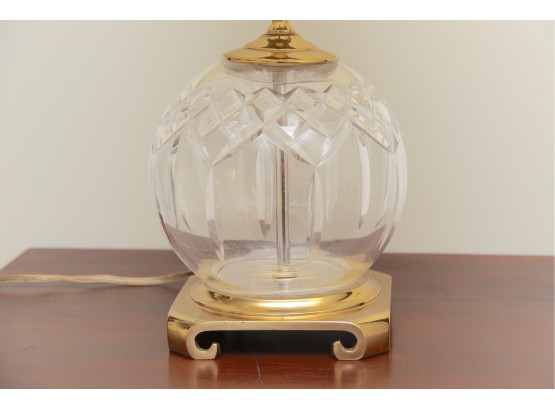 A Vintage Crystal Lamp