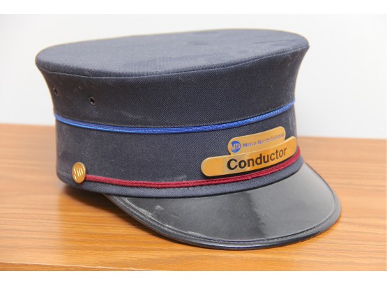 A Metro North Railroad Conductor Hat