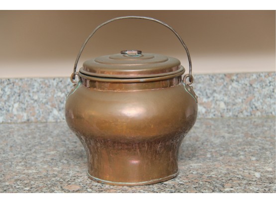 A Copper Handled Pot