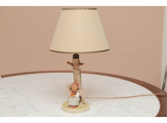 A Goebel Hummel Table Lamp