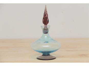 A Mid Century Modern Murano Glass Vessel With Stopper