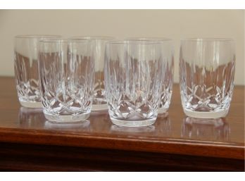 A Set Of 6 Waterford Lismore Crystal Highball Glasses