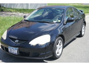 2003 Black Acura RSX Two Door Coupe With 50k Miles Fair Condition