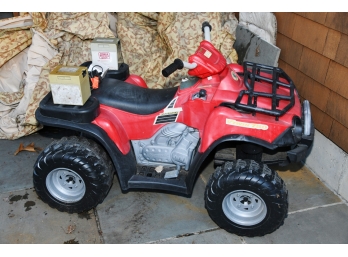 Kawasaki Power Wheels ATV With Battery And Charger    3