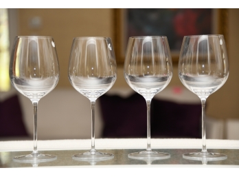 Four Amazing Tiffany And Co Red Wine Glasses