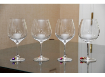 A Collection Of 4 Speigelau/Reidel Red Wine Balloon Glasses