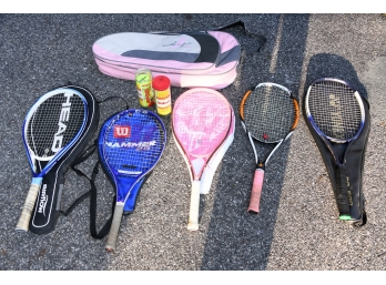 Tennis Racquets With Balls