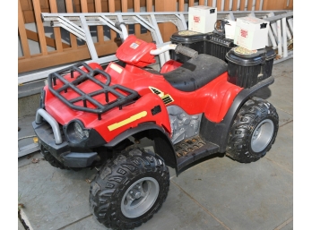 Kawasaki Power Wheels ATV With Battery And Charger-1
