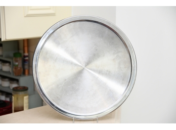 A Front Gate Stainless Steel Platter