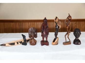Collection Of Hand Carved Figurines