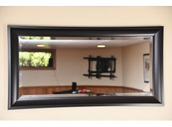 Black Frame Rectangular Wall Mirror