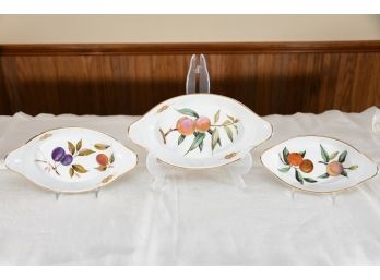Trio Of Royal Worcester Serving Dishes