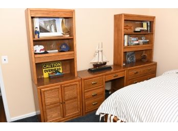 3 Piece Young American By Stanley Bedroom Furniture Set (Contents Not Included)